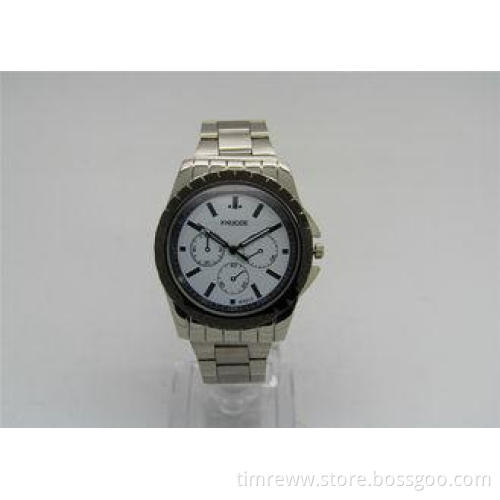 Fashion Gent metal strap watches big face PNP plating , qua